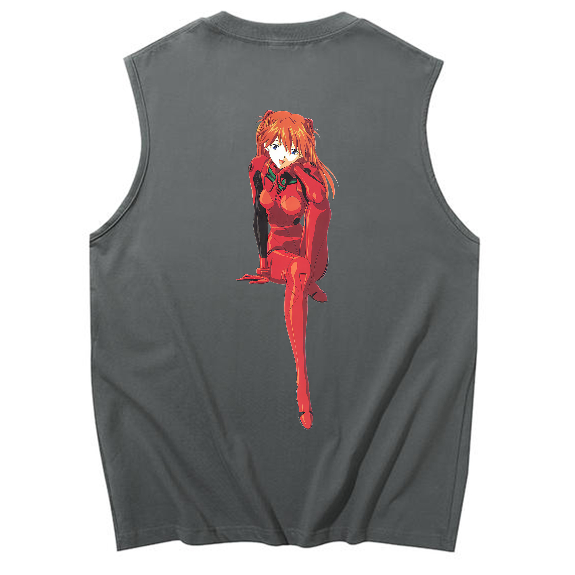（画像用） EVA 新世紀エヴァンゲリオン コットン100％タンクトップ（背面プリント）